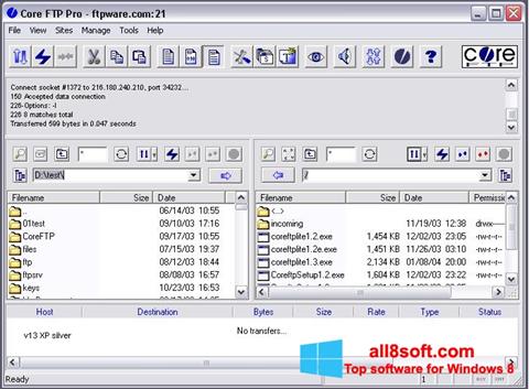 Screenshot Core FTP Windows 8