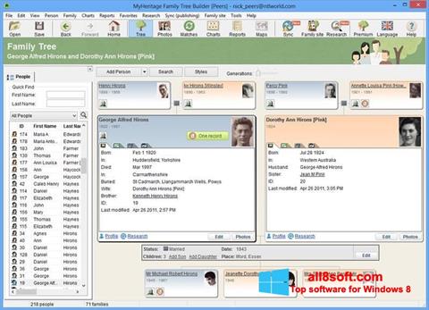 Screenshot Family Tree Builder Windows 8