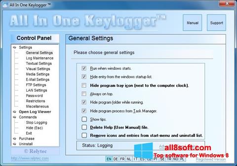 Screenshot Keylogger Windows 8