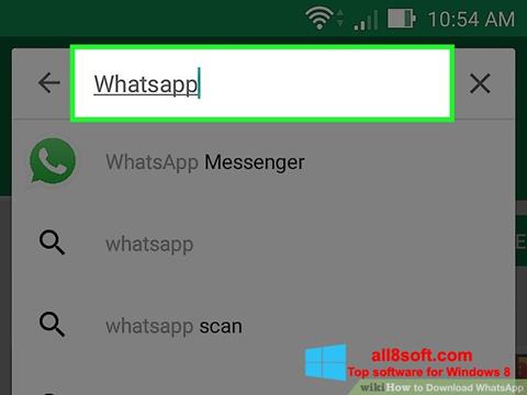 Screenshot WhatsApp Windows 8