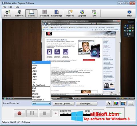 Screenshot Debut Video Capture Windows 8