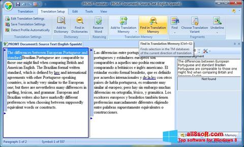 Screenshot PROMT Windows 8