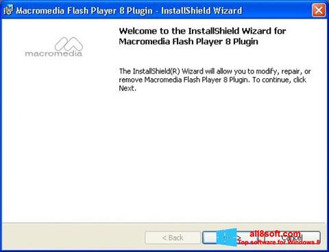 Screenshot Macromedia Flash Player Windows 8