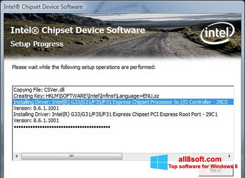 Screenshot Intel Chipset Device Software Windows 8