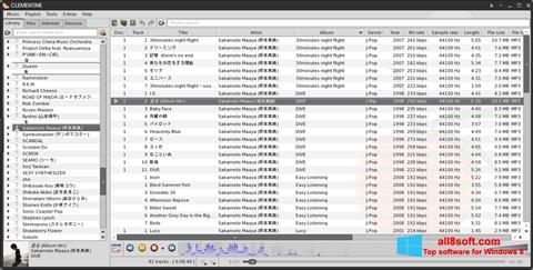 Screenshot Clementine Windows 8