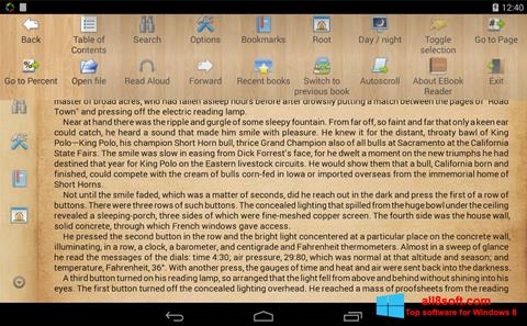 Screenshot Cool Reader Windows 8