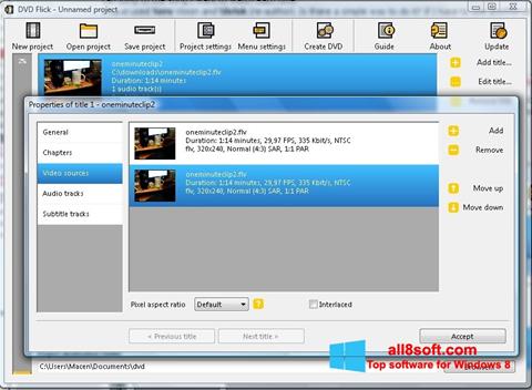 Screenshot DVD Flick Windows 8