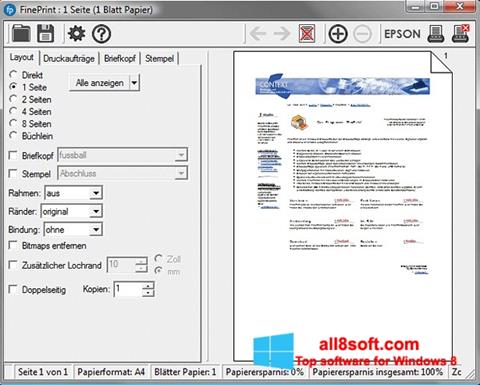 Screenshot FinePrint Windows 8