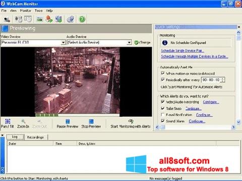 Screenshot WebCam Monitor Windows 8