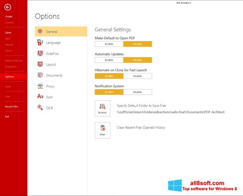 Screenshot PDF Architect Windows 8