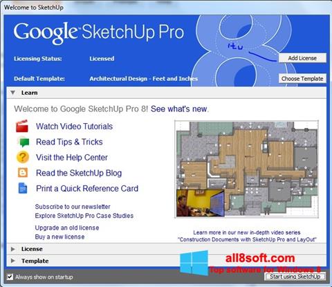 Screenshot Google SketchUp Pro Windows 8