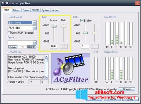 Screenshot AC3Filter Windows 8